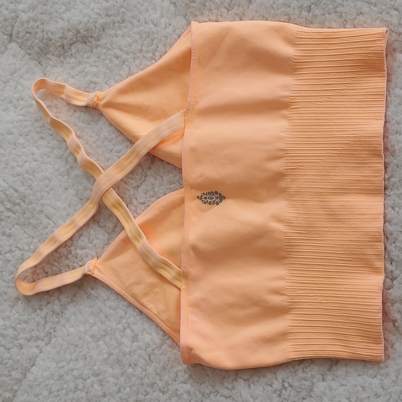 Free People Good Karma Crop Morning Sun - Picture 3 of 11